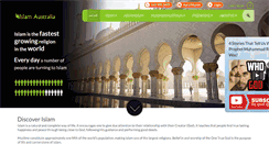 Desktop Screenshot of islam-australia.com