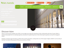 Tablet Screenshot of islam-australia.com